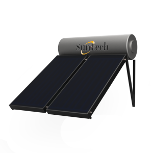 SunTech Ηλιακός Θερμοσίφωνας 300lt με 2 Συλλέκτες 2m² (Διπλής Ενέργειας)