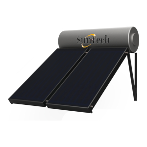 SunTech Ηλιακός Θερμοσίφωνας 200lt με 2 συλλέκτες 1,5m² (Τριπλής Ενέργειας)