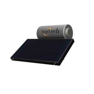 SunTech Ηλιακός Θερμοσίφωνας Χαμηλού Προφίλ 160/1/200 (Διπλής Ενέργειας)