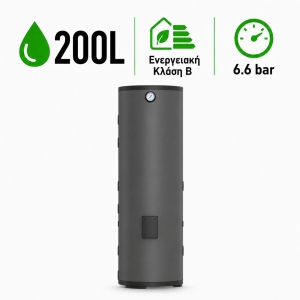 EcoPlus Ανοξείδωτο buffer 200lt